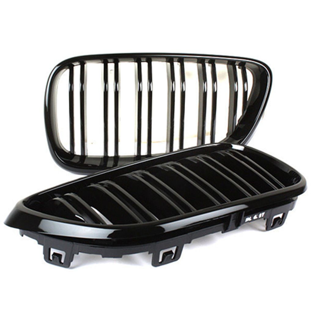 BMW F22 `13 M2 Look Front Grille Gloss Black