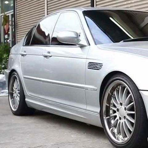 BMW E46 4D M-TEK Side Skirt