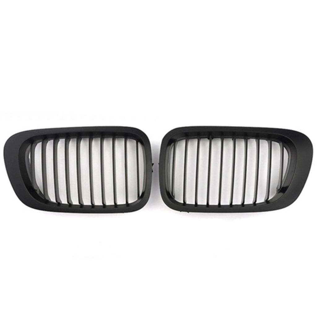 BMW E46 2D `98 Front Grille All Black