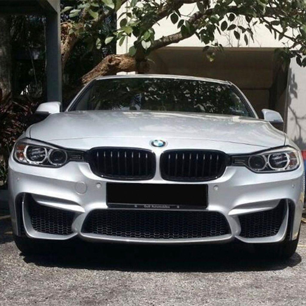 BMW F30 Front Bumper M3 Style WOut Fog Lamp Hole (1)