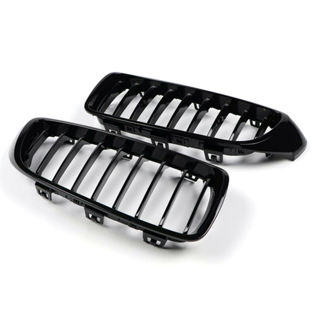 BMW F32 F33 F36 Performance Style Front Grille WGloss Black