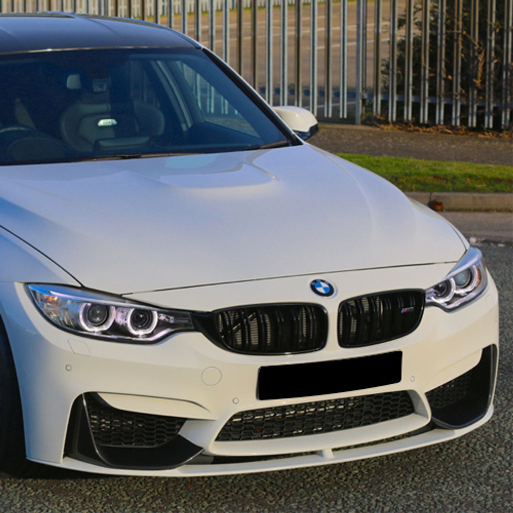 BMW F80 F82 F83 M3M4 Performance Front Lip Matt Black PP (3)