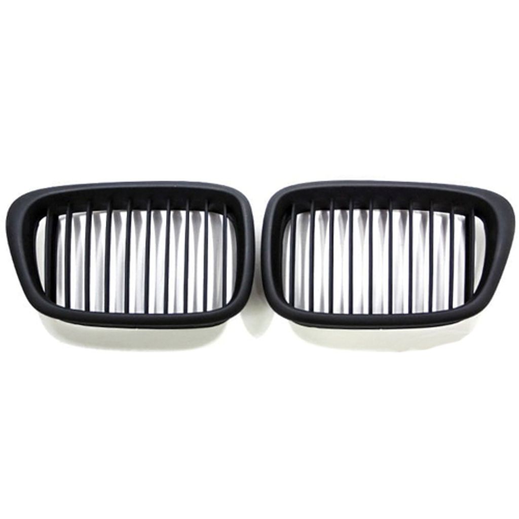 BMW E39 Front Grille All Black