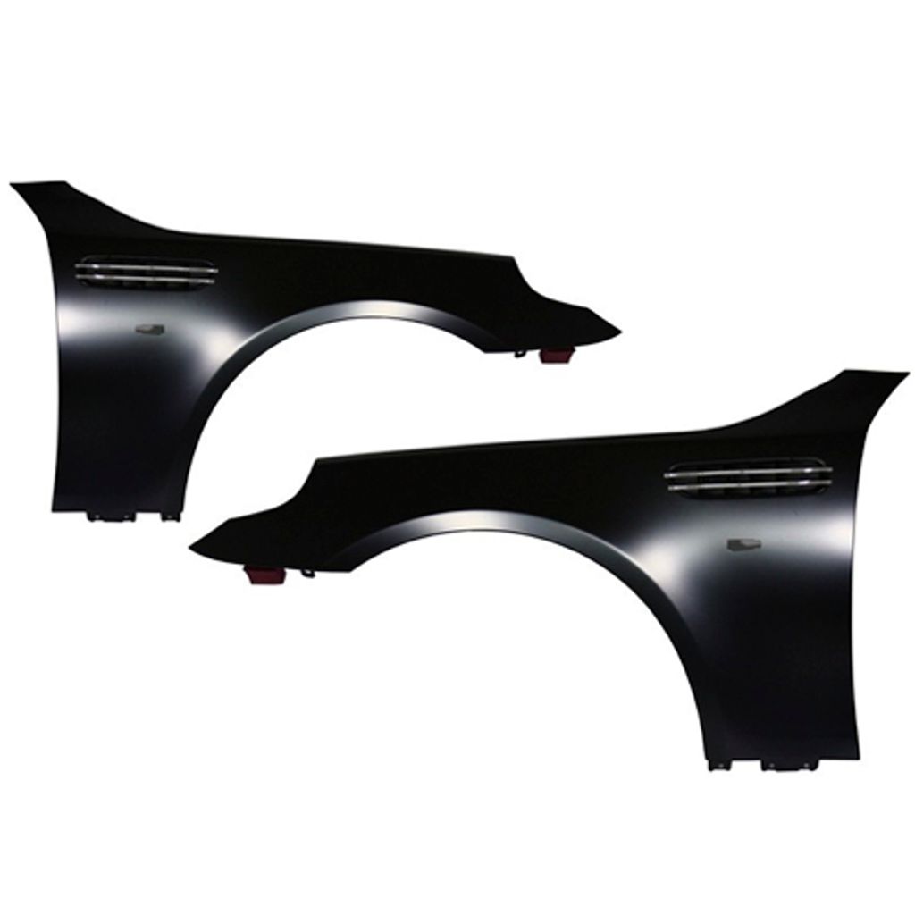 BMW E60 M5 Style Front Fender WFender Grille (2)