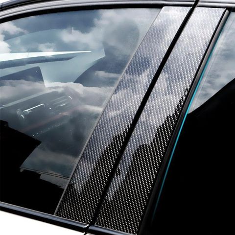 BMW E60 Pillar Cover W3D Carbon ( 6pcs )