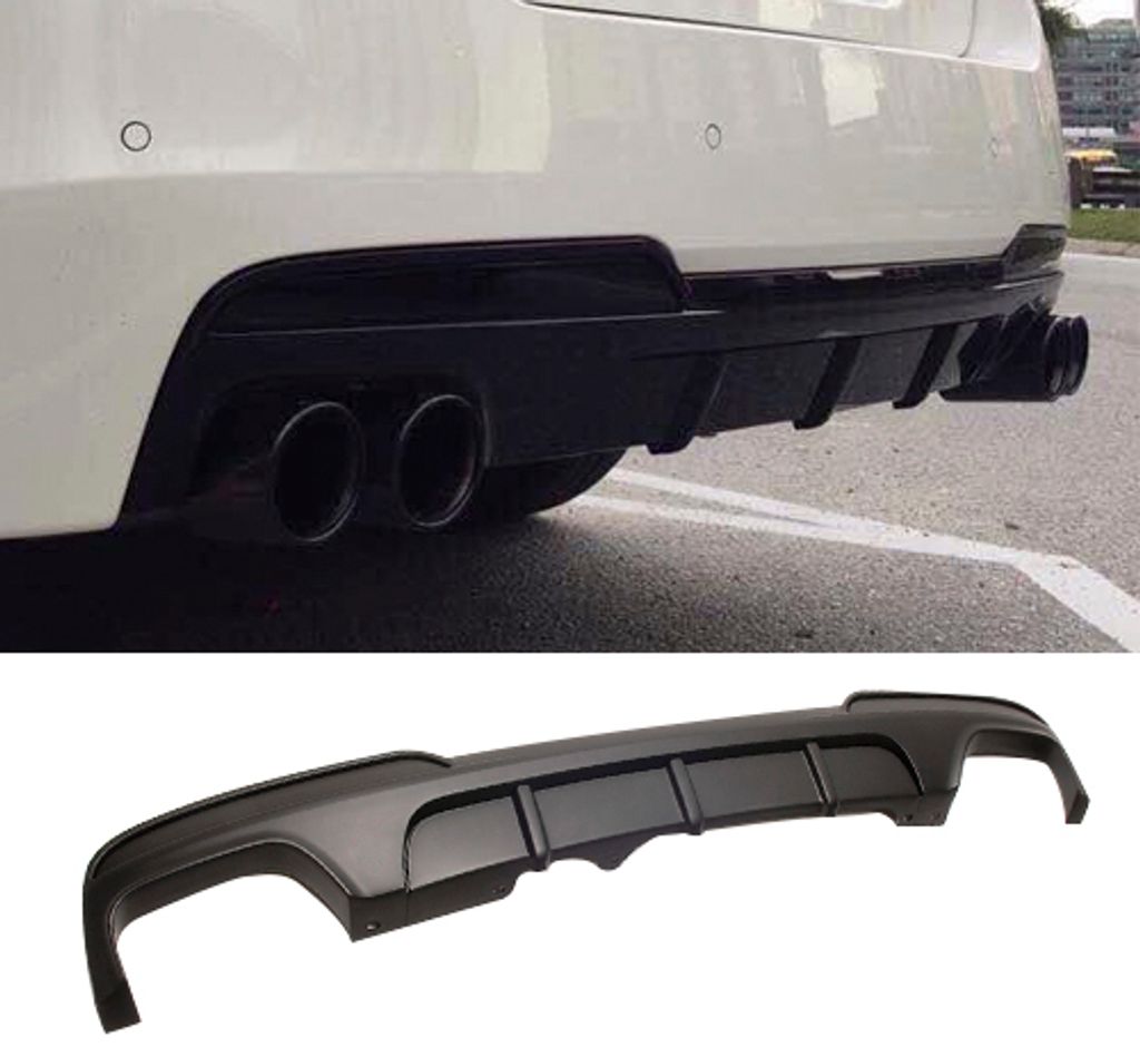 BMW F10 M-TEK Performance Style Rear Diffuser Quad Outlet (1)