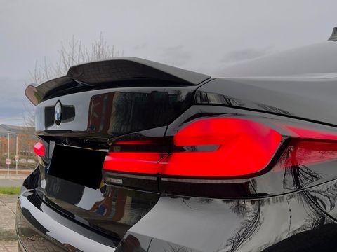 BMW G30 Rear Trunk Spoiler M5 CS Style WGloss Black (1)