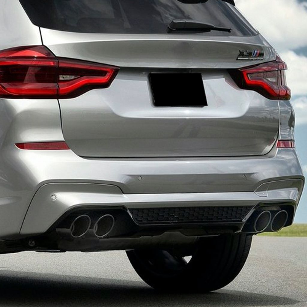 BMW G01 `18 X3M Rear Bumper WDiffuser (7)