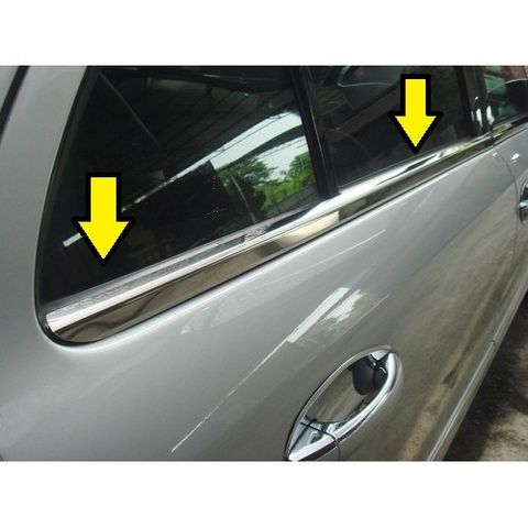 W210 Door Moulding Chrome SSteel (4pcsset) (1)