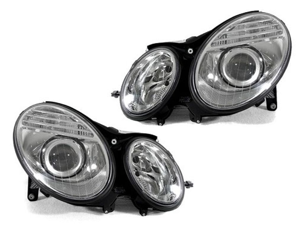 W211 `02 Head Lamp Crystal Projector WMotor ( H7 ) (1)