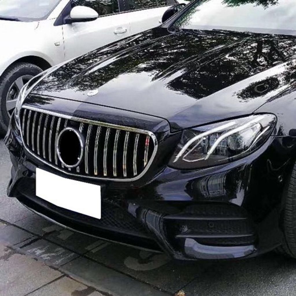 W213 `17 GT Style Front Grille Chrome (1)