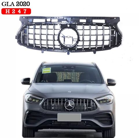 H247 `21 GLA GT Grille Chrome (Sport Line Use) (1)