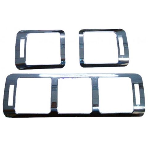 W163 ML AC Frame Cover Chrome SSteel (3pcsset)