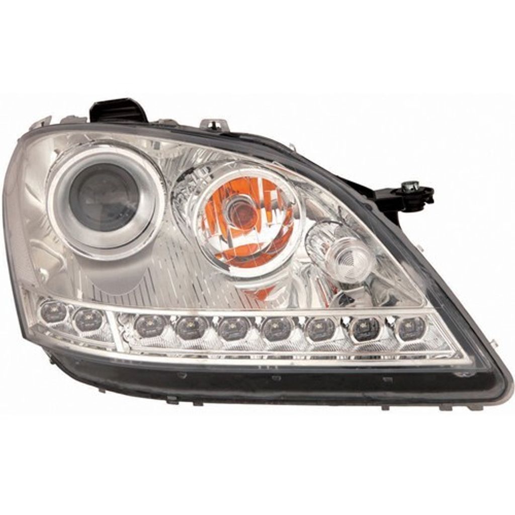 W164 ML `05 Head Lamp Crystal Projector WLED + Motor (2)