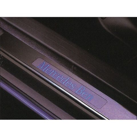 W126 Door Sill SSteel W Light