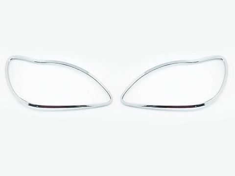 W220 `02 Head Lamp Chrome Rim (2)