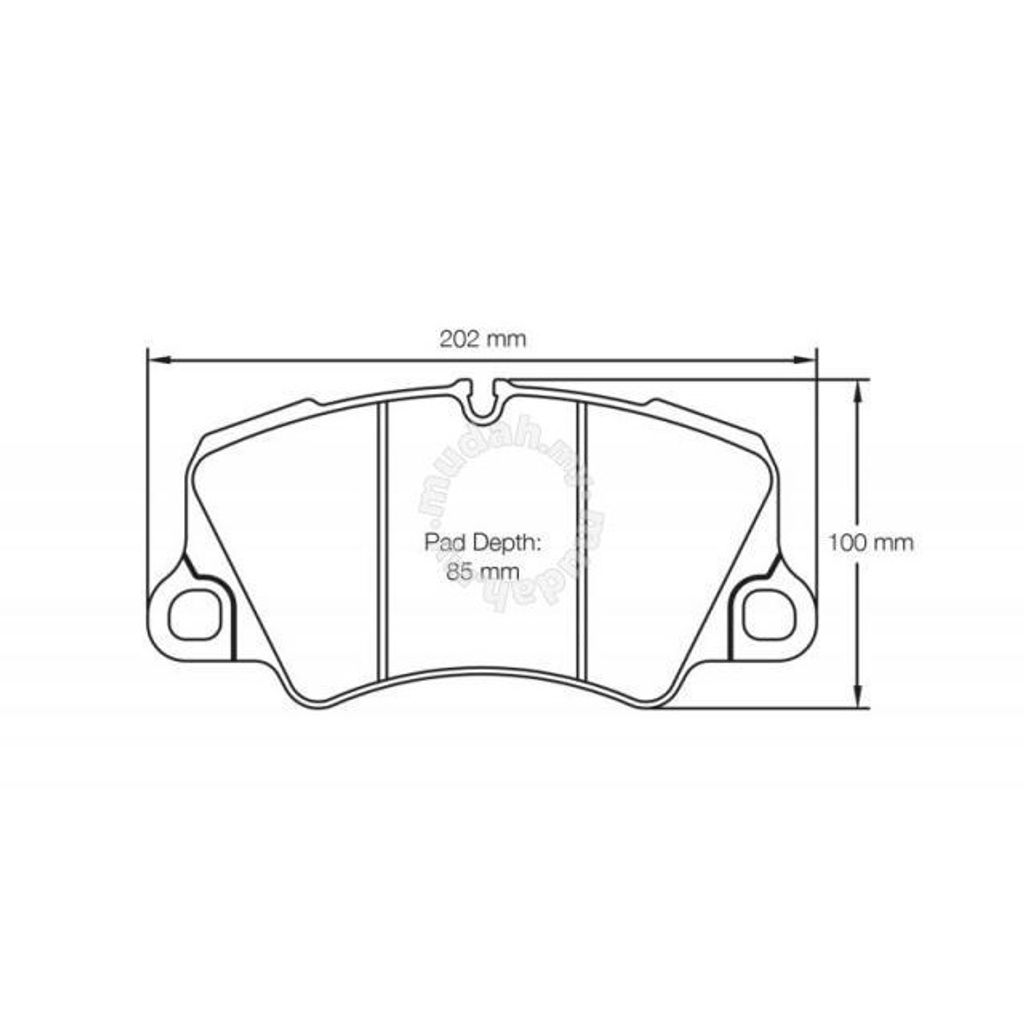 Ferrari F458 Front Set Brake Pad Original