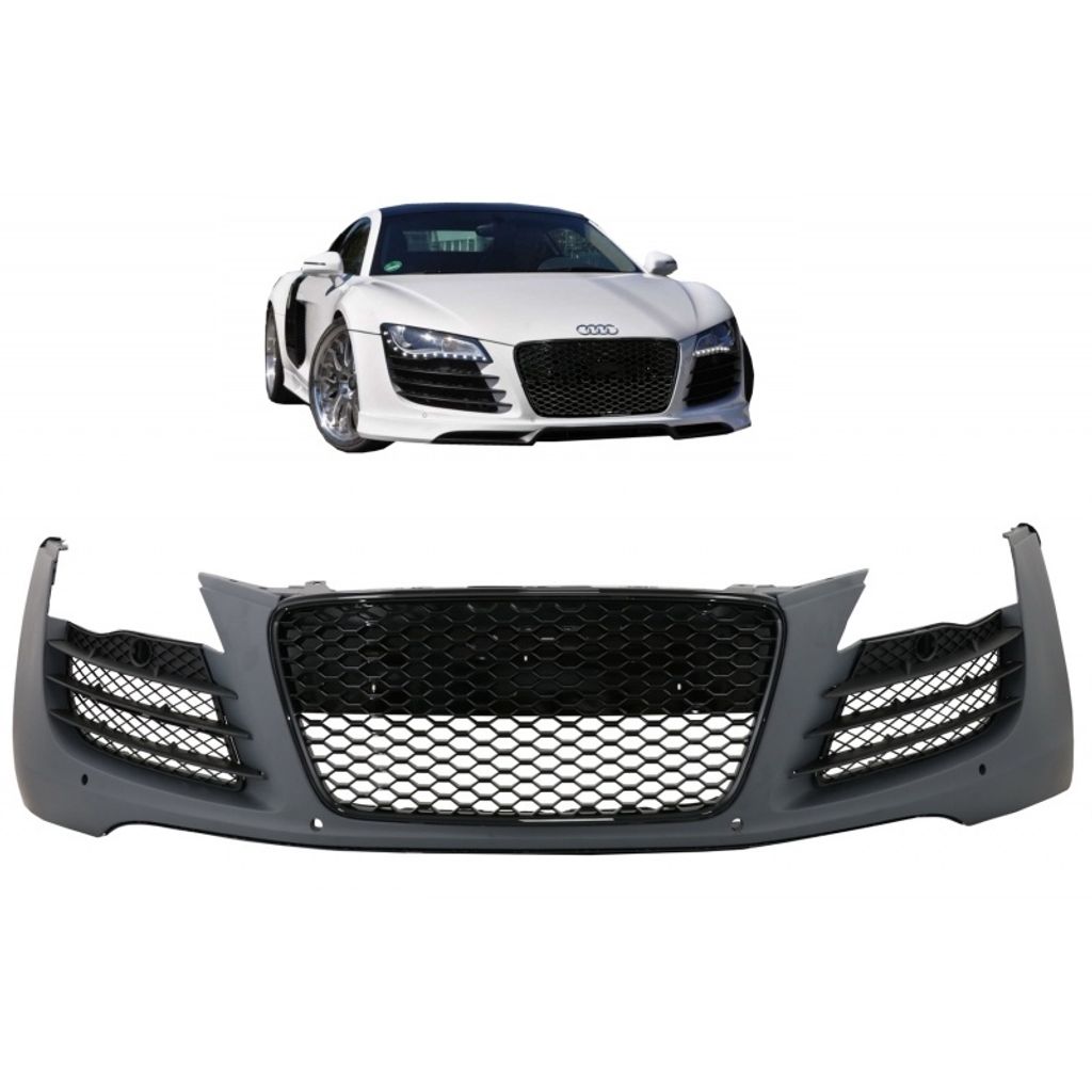 Audi R8 2006 - 2012 RS Style Front Bumper with Grille