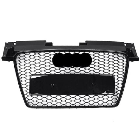 Audi TT MK2 Front Grille RS All Black Grill Bumper Depan