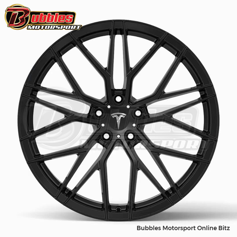 Tesla Model Y Rim Performance Platinum Black Forged Wheel Rim Custom Wheels