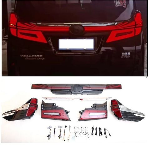 Alphard Vellfire AGH30 2015-2023 Red Devil’s Eye Tail Light With Garnish