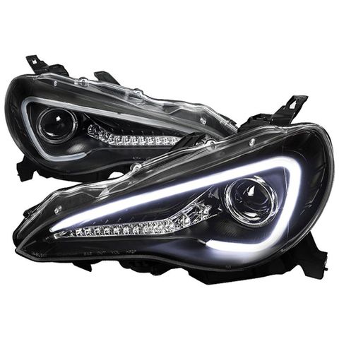 Toyota FTGT 86 2012 Head Lamp Projector WLight Bar + Sequential Signal LED ( For Xenon Use ) (1)