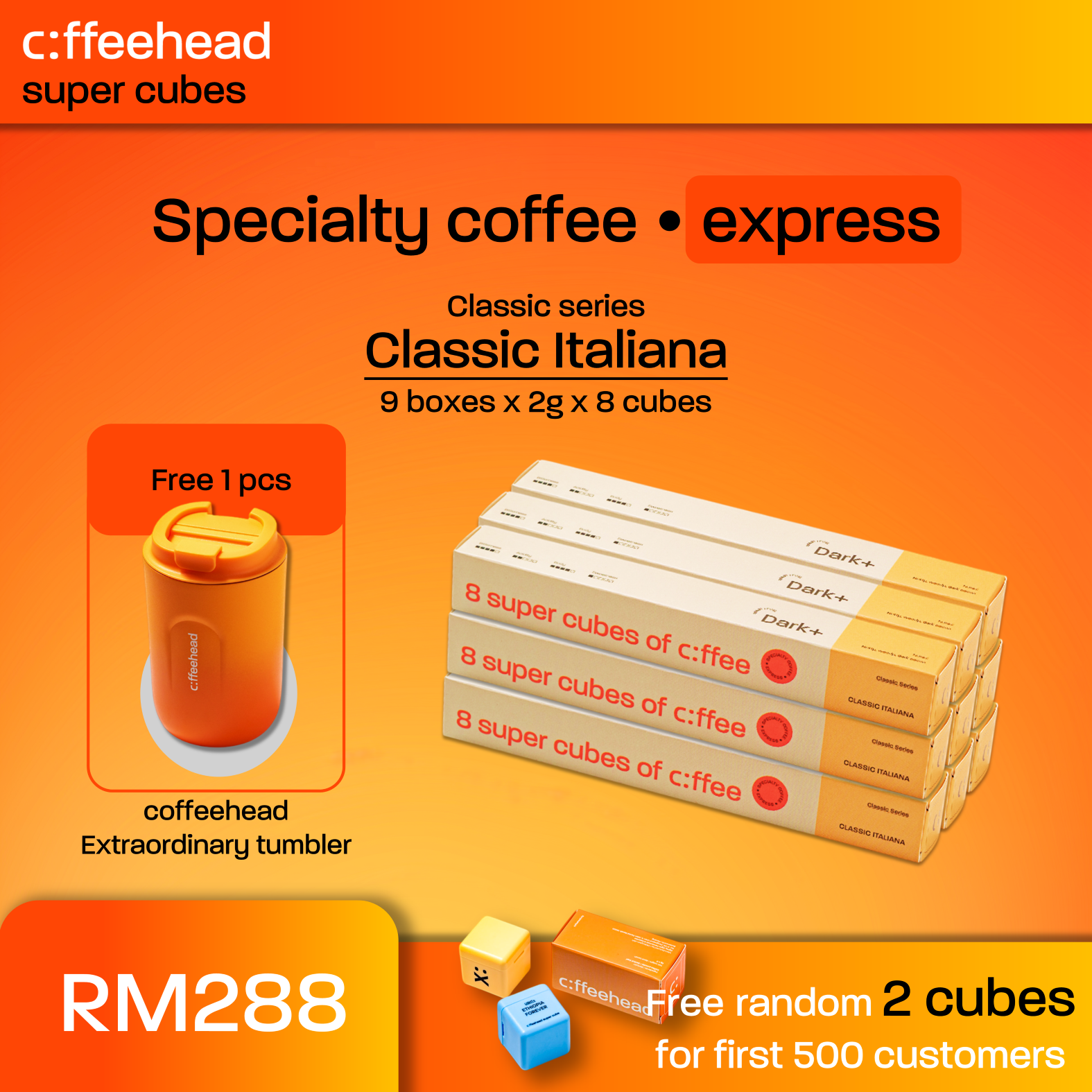 coffeehead bundle classic italiana bundle 9 box 2mb