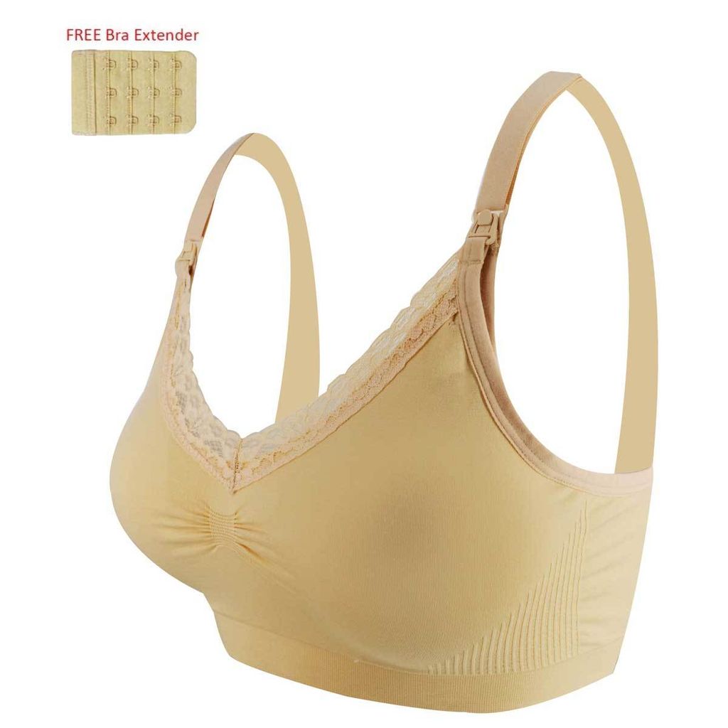 Lunavie Hands Free Pumping Bra - Nude