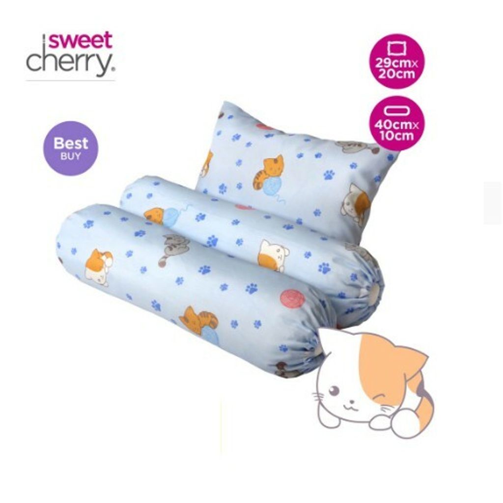 SC936 Fully Cotton Child Bolster - Sweet Cherry