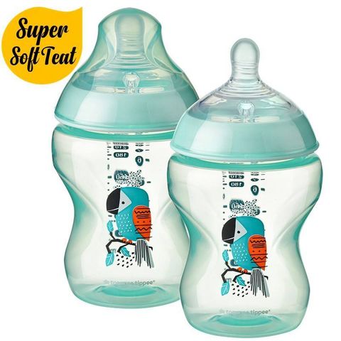 Tommee Tippee Closer To Nature 9oz Green Bird Bottle Twin Pack- www.AventStore.my (1)-800x800