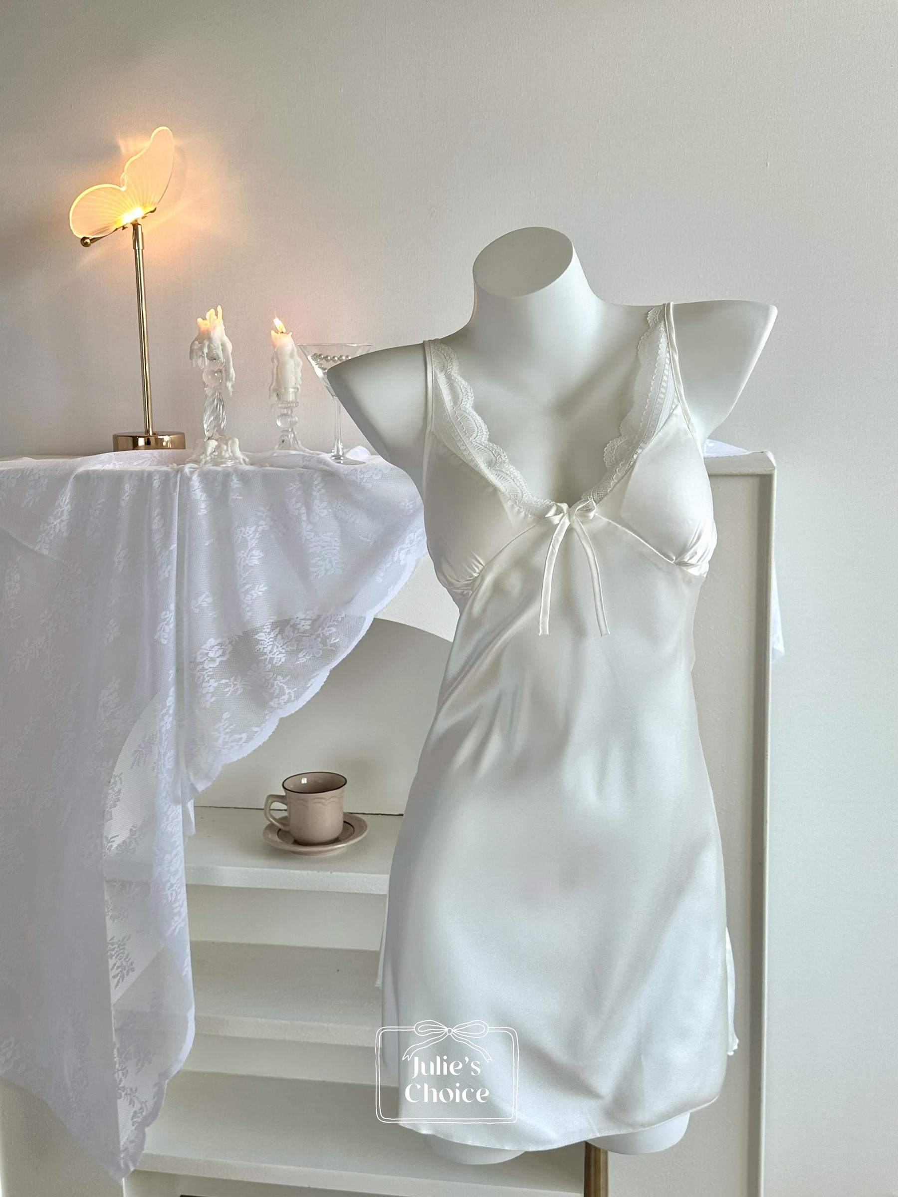 julies-choice-white-satin-lace-padded-slip-dress-front-01