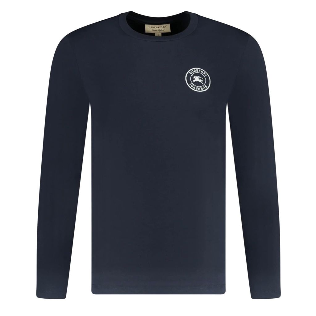 Burberry outlet 男款長袖T-shirt 深藍(台灣現貨) – UK2Taiwan英國連線代購