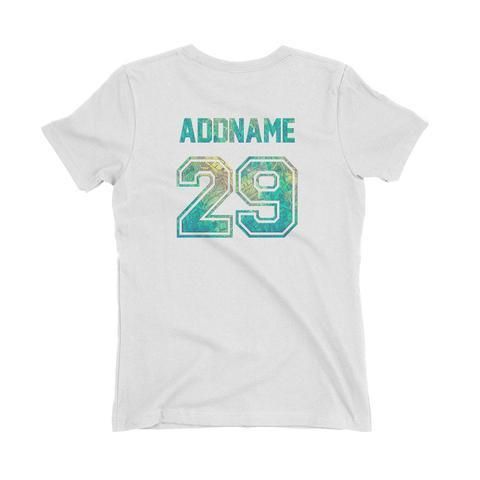 Banana Leaves Pattern - Women's T (White).jpg