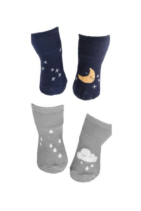Moon and Cloud Print Socks.jpg