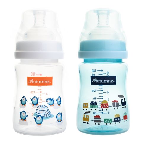 Autumnz-Wide Neck Breastmilk Storage Bottles *5oz* (4 btls