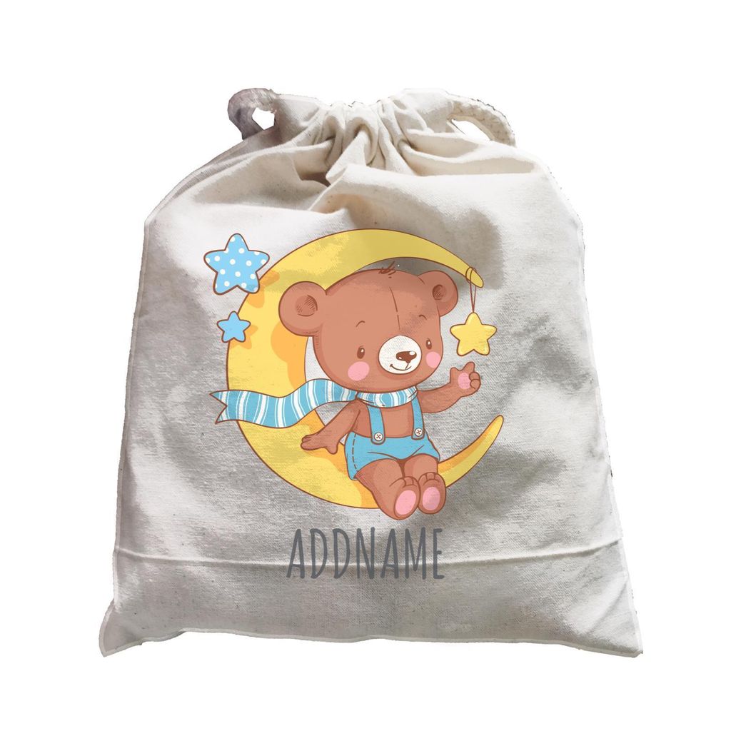 Bear on Moon Satchel Personalizable Designs Cute Sweet Animal HG.jpg