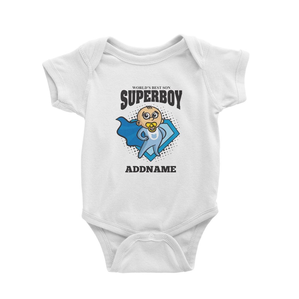 Best Son Superboy Baby (FLASH DEAL) Baby Romper Personalizable Designs Matching Family Superhero Family Edition Superhero.jpg