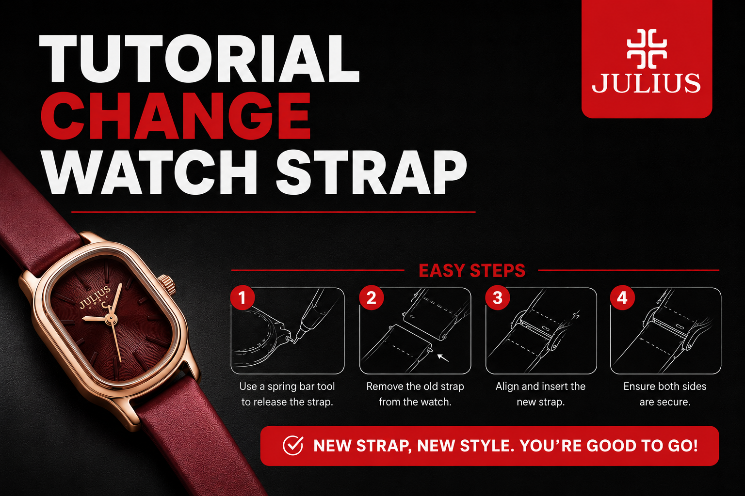 TUTORIAL CHANGE WATCH STRAP