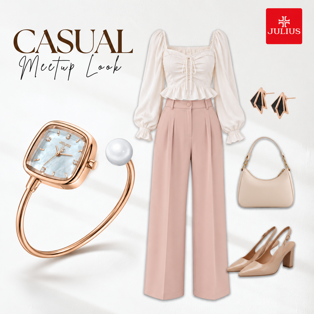 Casual Meetup Look Fashion Flatlay