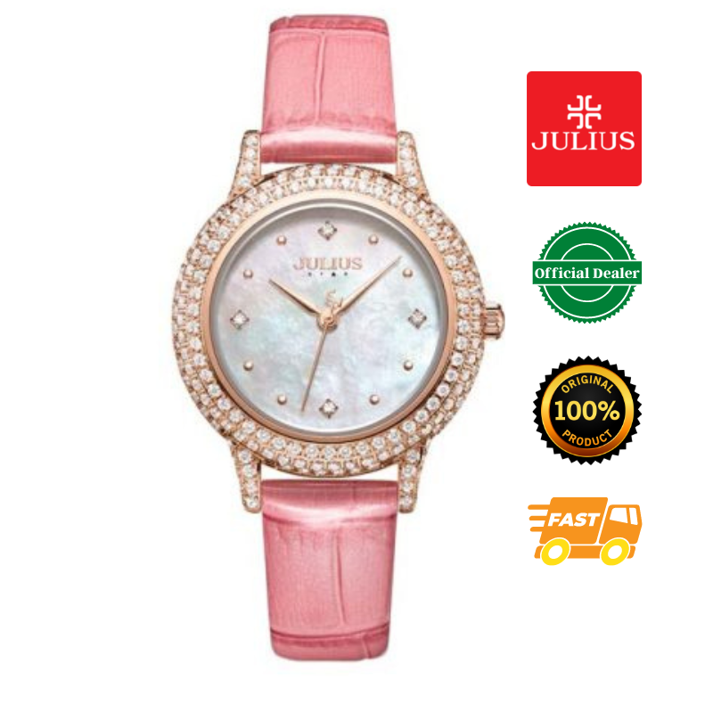 Julius Star JS-044A Korea Women’s Fashion Watch (Pink)