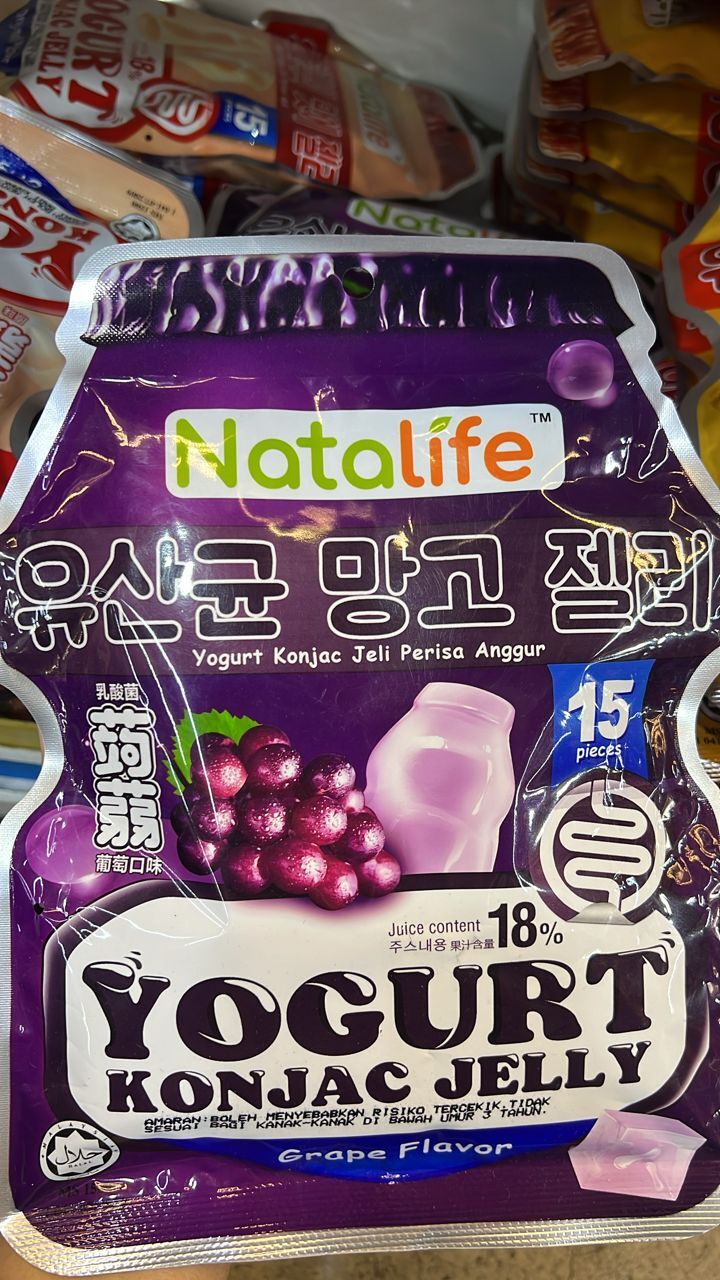 NATALIFE KONJAC JELLY GRAPE