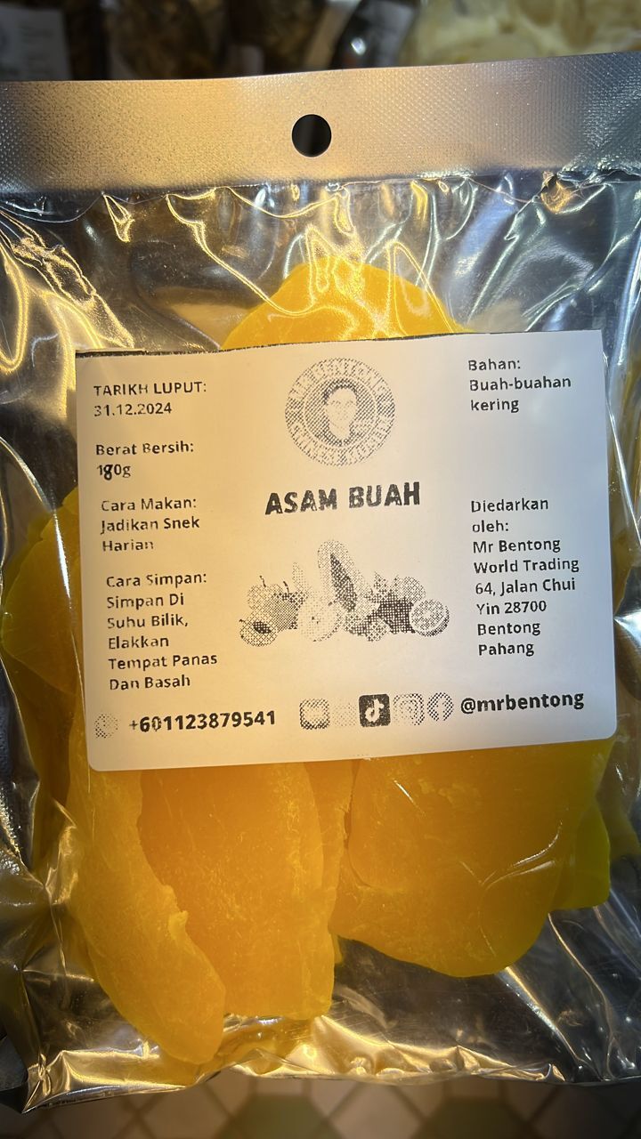 ASAM BUAH MANGGA KUNING