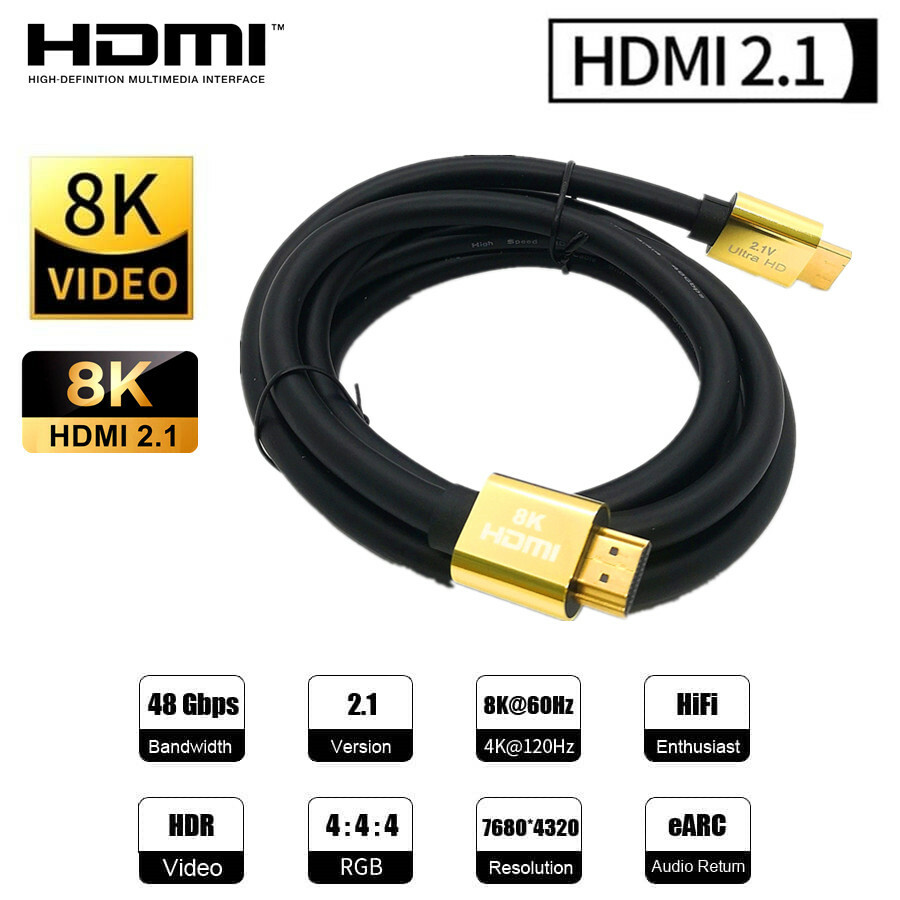 Master-D Premium HDMI Cable 2.1V Support 8K 1.5/3/5 Meter | Model:  MD-8K15HDMI / MD-8K30HDMI / MD-8K50HDMI – Number One Electrical & IT Sdn Bhd