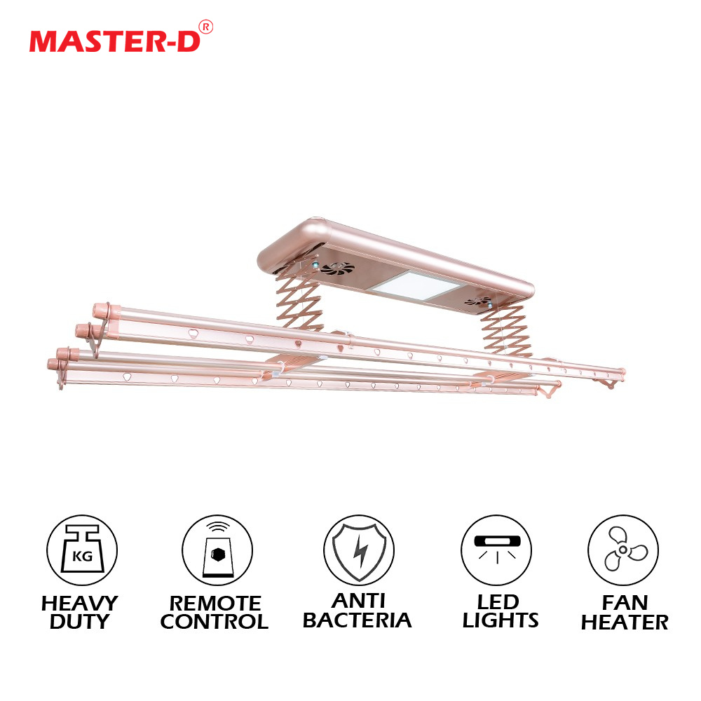 Master D Ceiling Mounted Electric Motorized Clothes Drying Rack