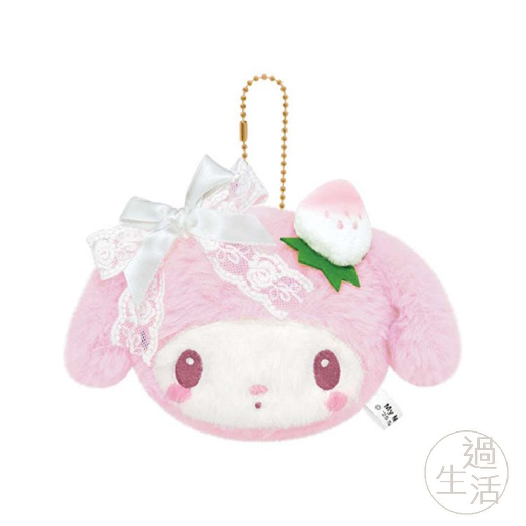japan-sanrio-plush-mirror-my-melody-white-strawberry-tea-time