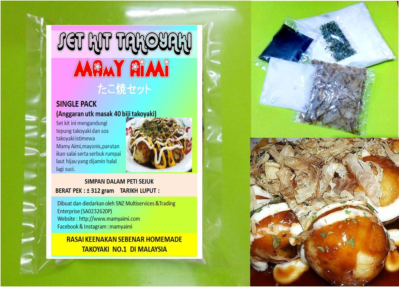 Set Lengkap Tepung Takoyaki HALAL (Set Kit Takoyaki SINGLE 