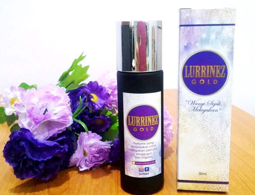 Perfume Lurrinez Gold 30 ml untuk Senggugut, Migrain dan 