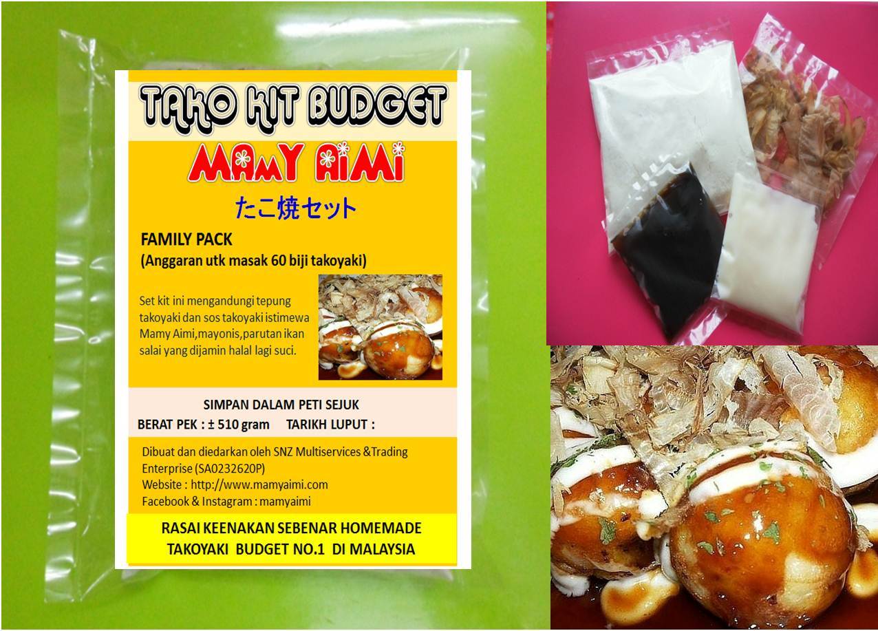 Set Budget Tepung Takoyaki HALAL ( FAMILY PACK TAKO BUDGET 