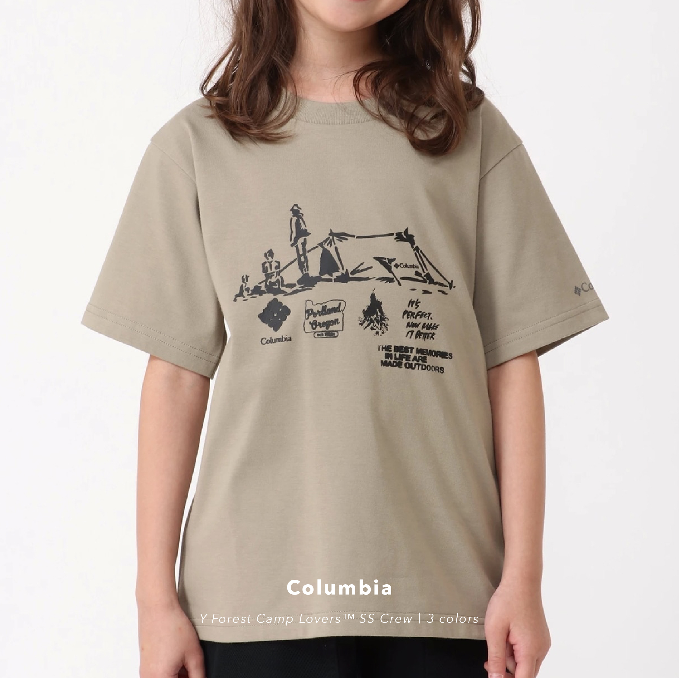 SANXI_商品圖｜Columbia_Columbia Y Forest Camp Lovers™ SS Crew