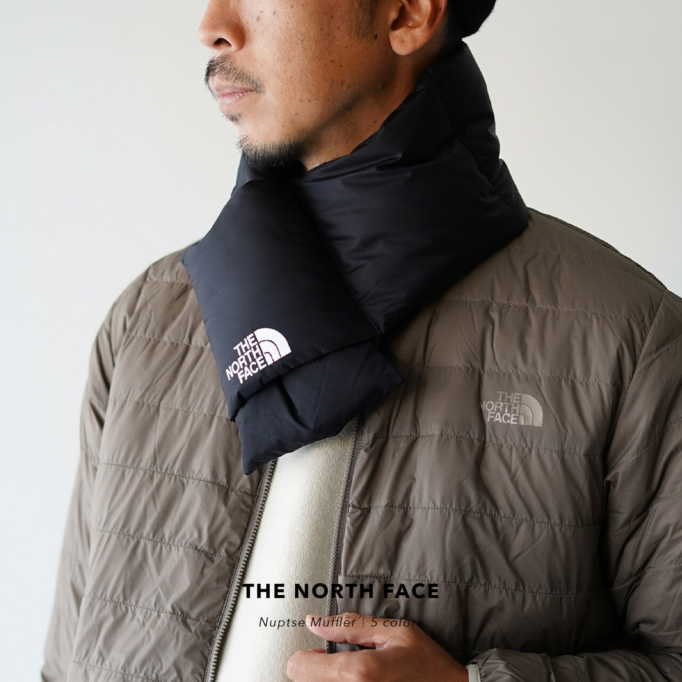 THE NORTH FACE Nuptse Muffler 羽絨圍巾 (5色)